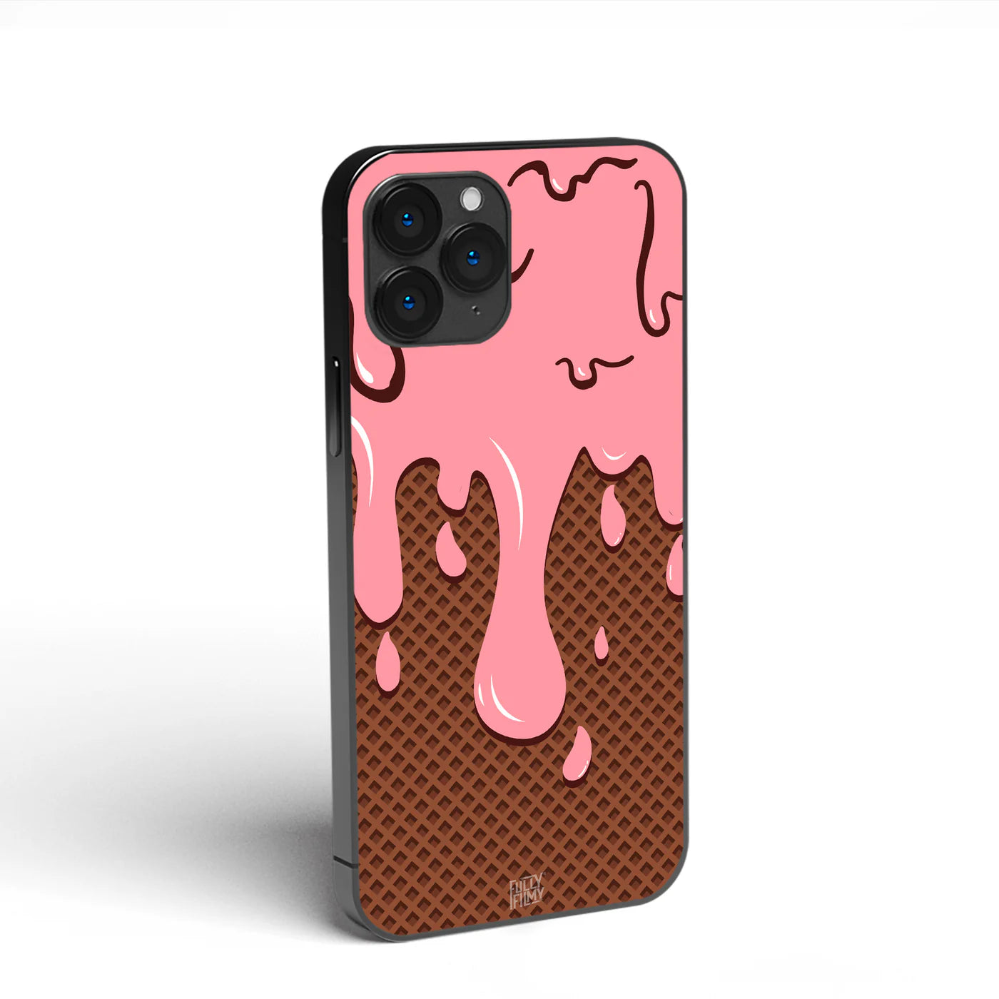 Strawberry Ice Cream Cone Drip Mobile Cover